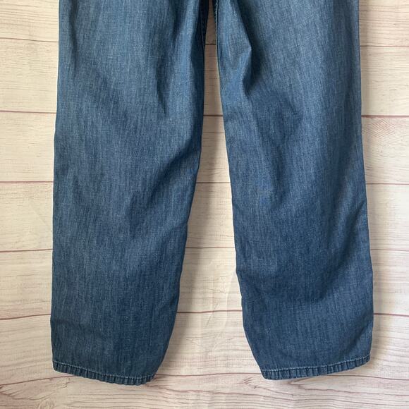 We The Free Free People Denim Jeans Cargo Utility Pants Drawstring Size S - Picture 6 of 14
